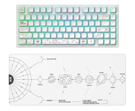 Dark Project ALU Terra Nova White Wireless + podkładka - 1456115 - zdjęcie 1